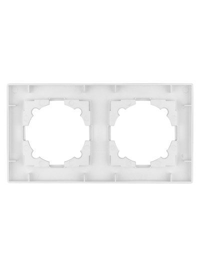 Рамка 2-х постовая серебр. металлик "Сенеж" TDM — изображение 4