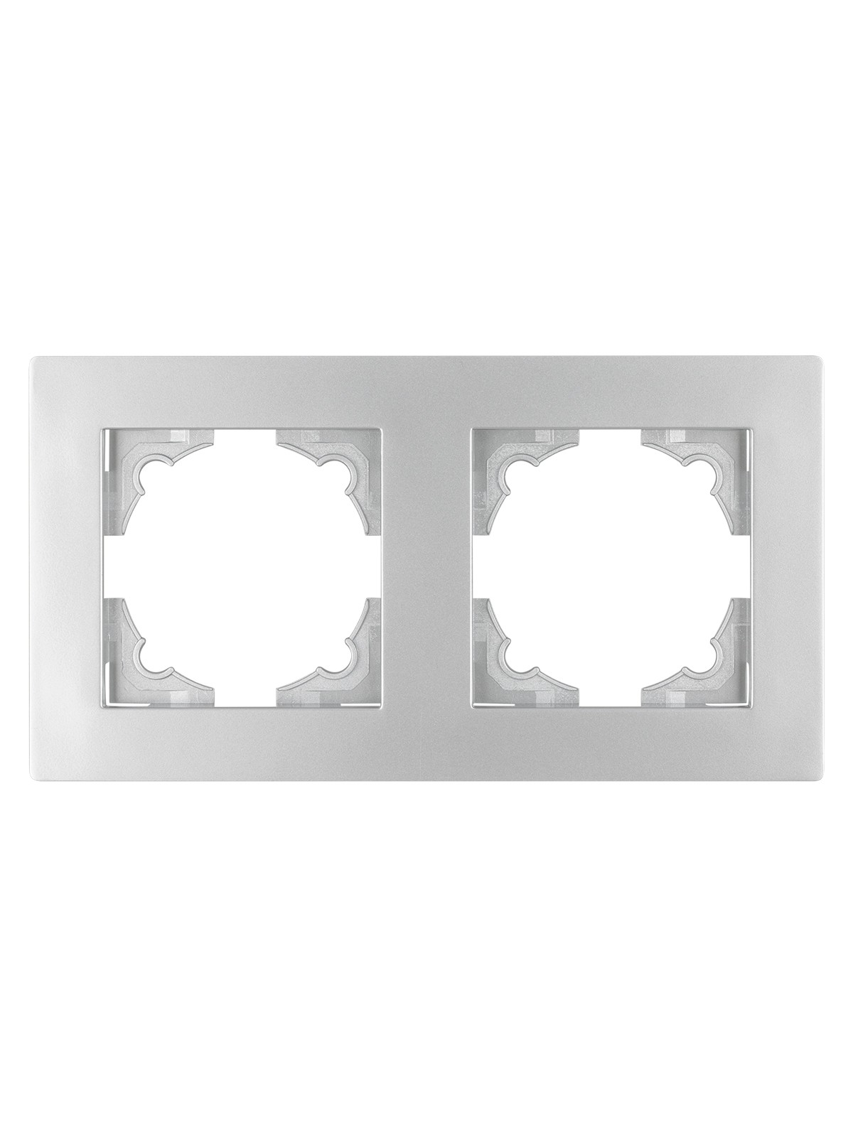 Рамка 2-х постовая серебр. металлик "Сенеж" TDM — изображение 3