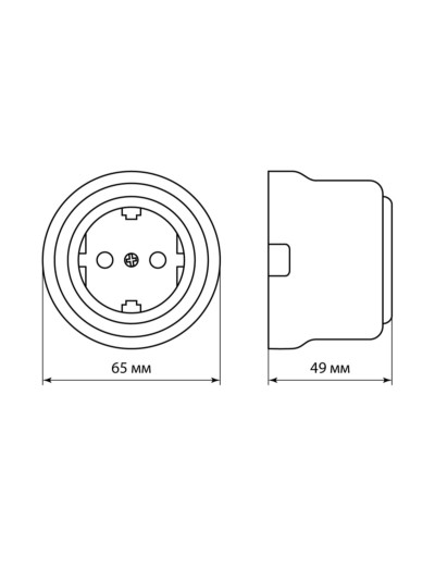 Розетка 2П+З 16А 250В черная «Виви» TDM — изображение 7