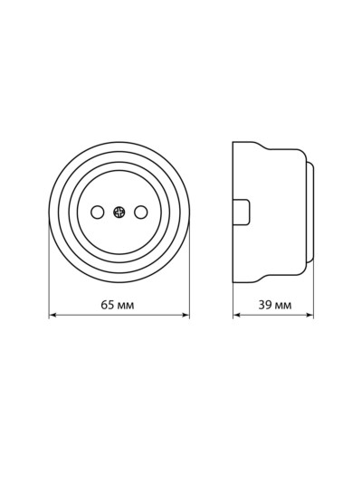 Розетка 2П 10А 250В коричневая «Виви» TDM — изображение 7