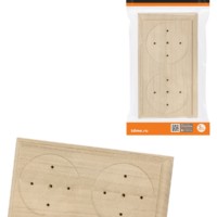 Накладка на бревно деревянная универсальная НБУ 1Пх2 92х167 мм, береза TDM