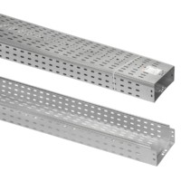 Лоток перфорированный 100х300х3000-0,7 мм TDM