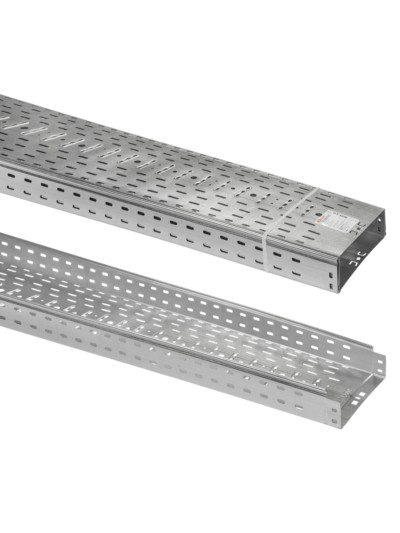 Лоток перфорированный 80х300х3000-0,7 мм TDM
