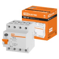 Устройство защитного отключения ВД1-63 4Р 100А 30мА TDM