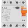 Устройство защитного отключения ВД1-63S 4Р 63А 100мА TDM