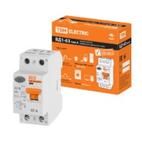 Устройство защитного отключения ВД1-63 2Р 32А 30мА тип А TDM