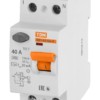 Устройство защитного отключения ВД1-63 2Р 40А 30мА тип А TDM