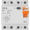 Устройство защитного отключения ВД1-63 4Р 25А 30мА тип А TDM