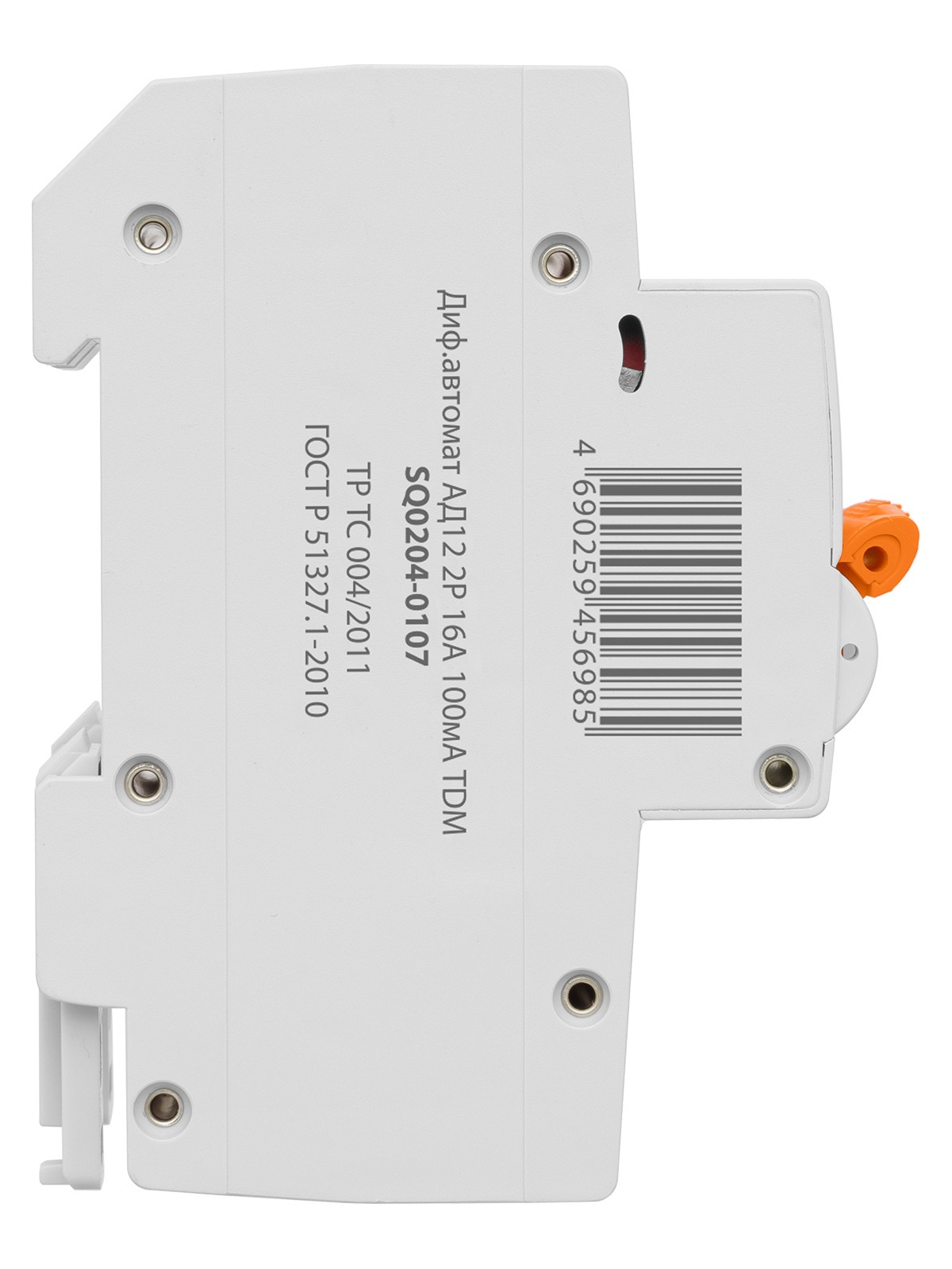 Диф. автомат АД12 2P, C16, 100 мА, 4,5 кА, тип АС, 3 мод, TDM — изображение 4