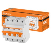 Авт. выкл.ВА47-29 4Р 10А 4,5кА х-ка В TDM