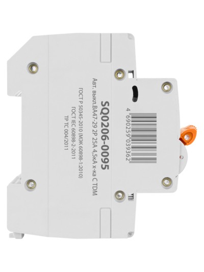 Авт. выкл.ВА47-29 2Р 25А 4,5кА х-ка С TDM — изображение 4