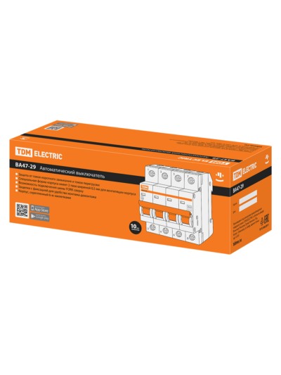 Авт. выкл.ВА47-29 4Р 40А 4,5кА х-ка D TDM — изображение 7