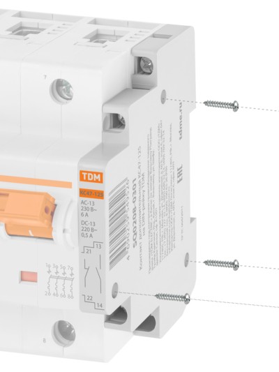 Контакт дополнительный КС47-125 на DIN-рейку TDM — изображение 8