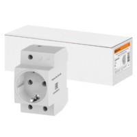 Розетка с заземляющим контактом РАр10-3-ОП Shuko TDM