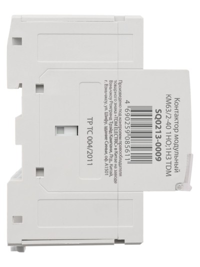 Контактор модульный КМ63/2-40 1НО;1НЗ TDM — изображение 4