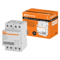 Контактор модульный КМ63/4-40 4НО TDM