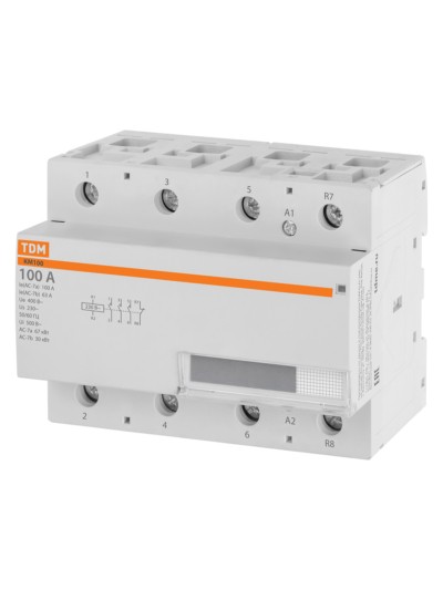 Контактор модульный КМ100/4-100 3НО;1НЗ TDM — изображение 2