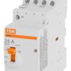 Контактор модульный с ручным управлением КМ63/4-25 4НО 230В АС TDM