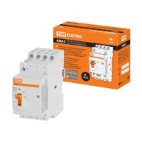 Контактор модульный с ручным управлением КМ63/4-25 4НО 230В АС TDM