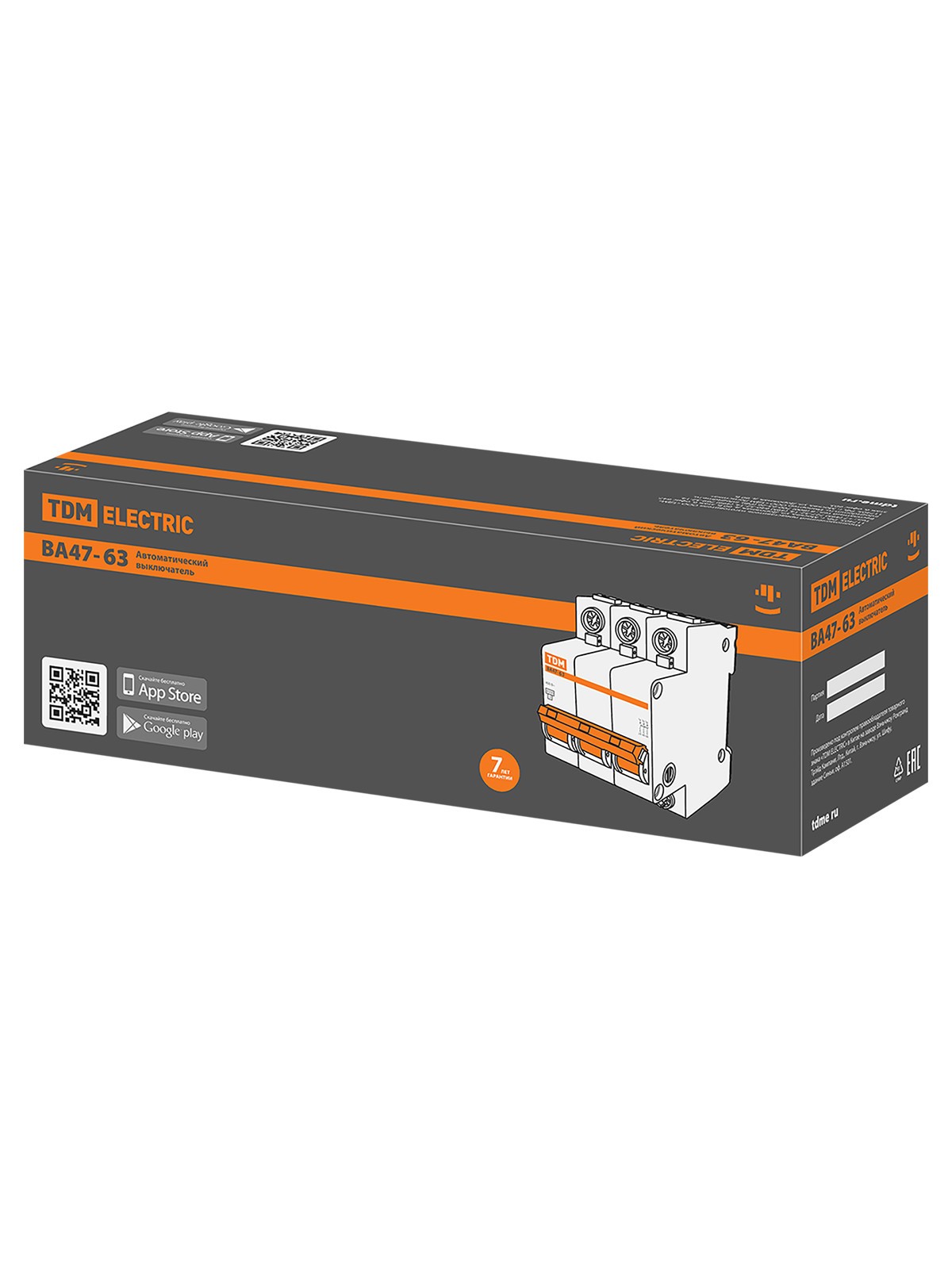 Авт. выкл.ВА47-63 3Р 40А 4,5кА х-ка С TDM — изображение 7