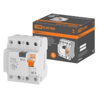 Устройство защитного отключения ВД63 4Р 32А 30мА (электронное) TDM