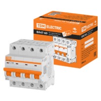 Авт. выкл. ВА47-60 4Р 16А 6кА х-ка С TDM