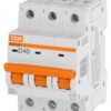Авт. выкл. ВА47-60 3Р 40А 6кА х-ка D TDM