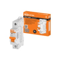 Выключатель ВА 1P 1А 6кА х-ка С 220В пост. тока TDM