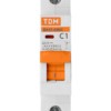 Выключатель ВА 1P 1А 6кА х-ка С 220В пост. тока TDM