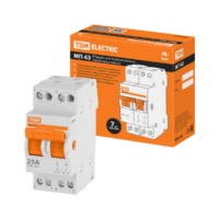 Модульный переключатель трехпозиционный МП-63 2P 25А TDM