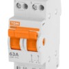 Модульный переключатель трехпозиционный МП-63 2P 63А TDM