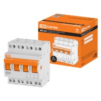 Модульный переключатель трехпозиционный МП-63 4P 63А TDM