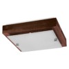 Светильник НПБ 02-2х40-121 УХЛ4 "Киото-1" венге 2х40 Вт IP20 (270х270х75) TDM