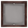 Светильник НПБ 02-2х40-121 УХЛ4 "Киото-1" венге 2х40 Вт IP20 (270х270х75) TDM