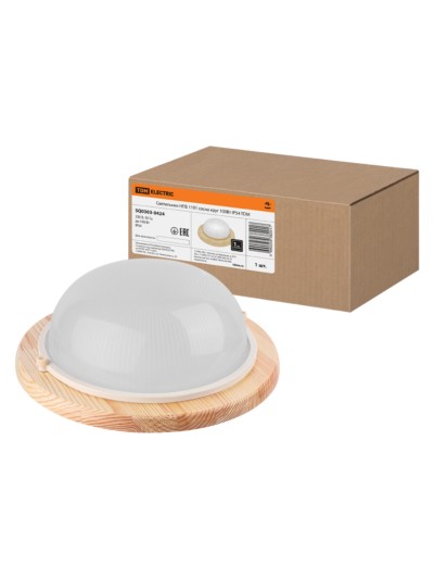 Светильник НПБ1101 сосна круг 100Вт IP54 TDM