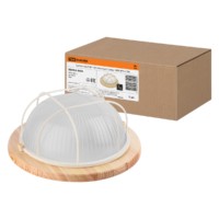 Светильник НПБ1102 сосна круг с реш. 100Вт IP54 TDM