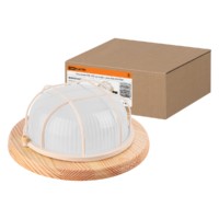 Светильник НПБ1302 сосна круг с реш. 60Вт IP54 TDM