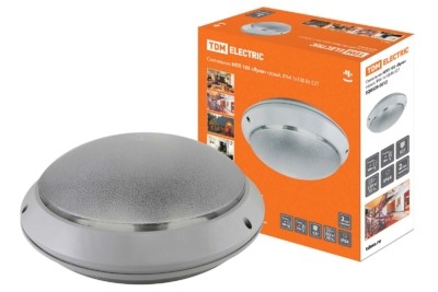 Светильник НПП 105 “Луна” серый, IP64 1х60 Вт Е27 TDM