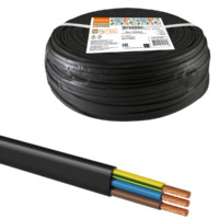 Шнур ШВВПмб 2х0,75 (100м), черный Народный