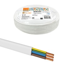 Шнур ШВВПмб 2х0,75 (200м), белый Народный