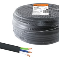 Кабель ВВГ-Пнг(А) 3х1,5 ок(N, PE)-0,66 ГОСТ (100м) TDM