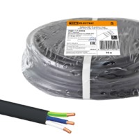 Кабель ВВГ-Пнг(А)-LS 3х6 ок(N, PE)-0,66 ГОСТ (10м) TDM