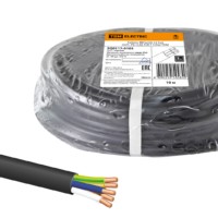 Кабель ВВГнг(А)-LS 5х4 ок(N, PE)-0,66 ГОСТ (10м) TDM