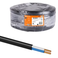 Кабель ВВГ-Пнг(А)-LSLTx 2х4 ок(N)-0,66 ГОСТ (100м) TDM