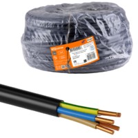 Кабель ВВГнг(А)-LSLTx 5х6 ок(N, PE)-0,66 ГОСТ (100м) TDM