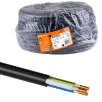 Кабель ВВГнг(А)-FRLSLTx 3х2,5 ок(N, PE)-0,66 ГОСТ (100м) TDM