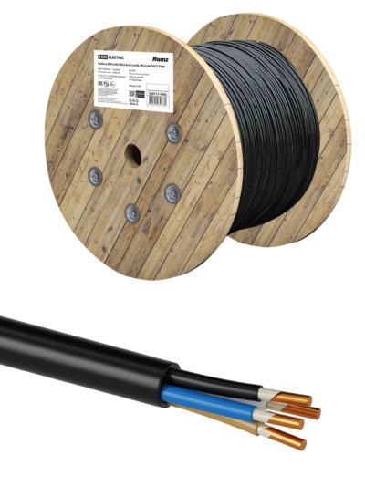 Кабель ВВГнг(А)-FRLS 4х1,5 ок(N)-0,66 ГОСТ TDM