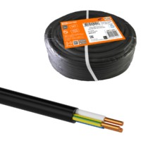Кабель ВВГнг(А)-LS 3х2,5 ок(N, PE)-0,66 ГОСТ (20м) TDM