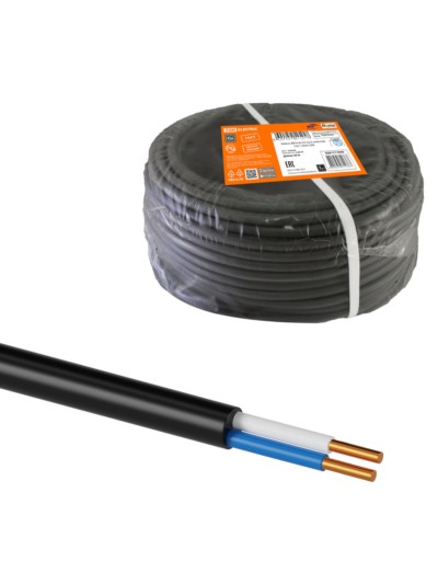 Кабель ВВГнг(А)-LS 2х2,5 ок(N)-0,66 ГОСТ (50м) TDM