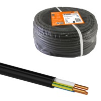 Кабель ВВГнг(А)-LS 3х2,5 ок(N, PE)-0,66 ГОСТ (50м) TDM